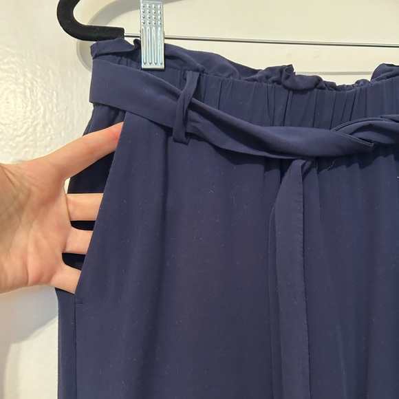 Point sur Viscose wide leg cropped pants - Picture 2 of 4